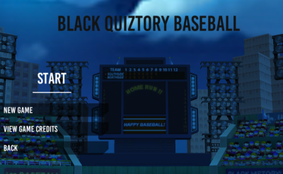 Black Quiztory Baseball